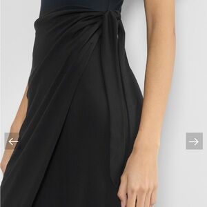 Aritiza Wilfred Saturn Midi Dress Black size S